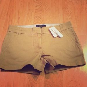 Jcrew chino shorts 3” size 4 tan/khaki